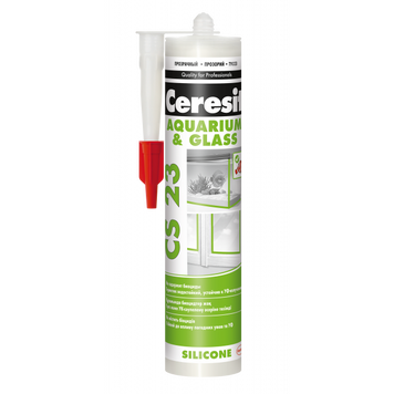 Ceresit CS 23 герметик силиконовый прозрачный 280 мл CER-CS23-280 фото