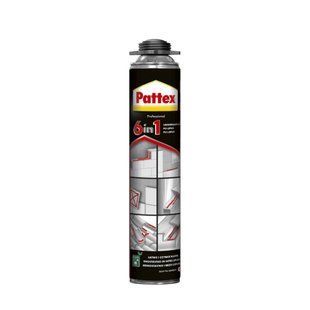 Однокомпонентная полиуретановая пена-клей Pattex 6 в 1 pro 750 мл 2938751 фото